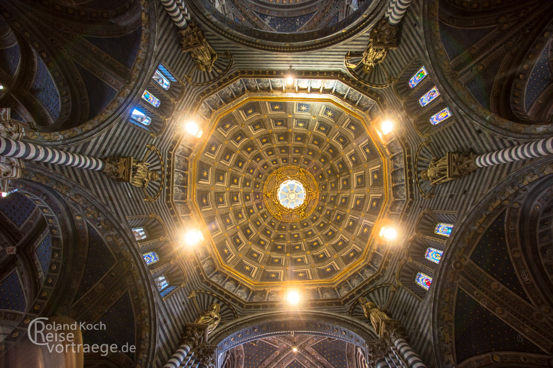 Kuppel der Cattedrale die Santa Maria Assunta, Dom von Siena, Toskana
